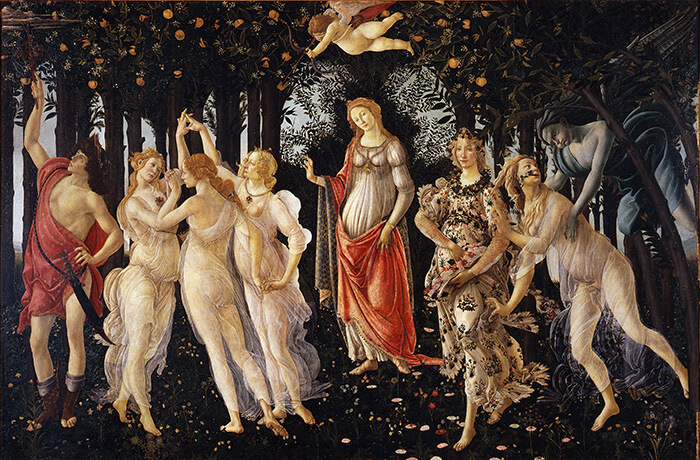 サンドロ・ボッティチェッリ《ラ・プリマヴェーラ（春）》の絵